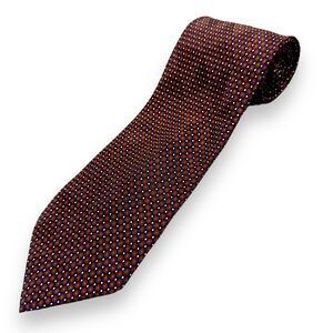 Tutto Matto Mens 100% Silk Dress Tie Made in Italy‎ Geometric Print 59" 3.75"
